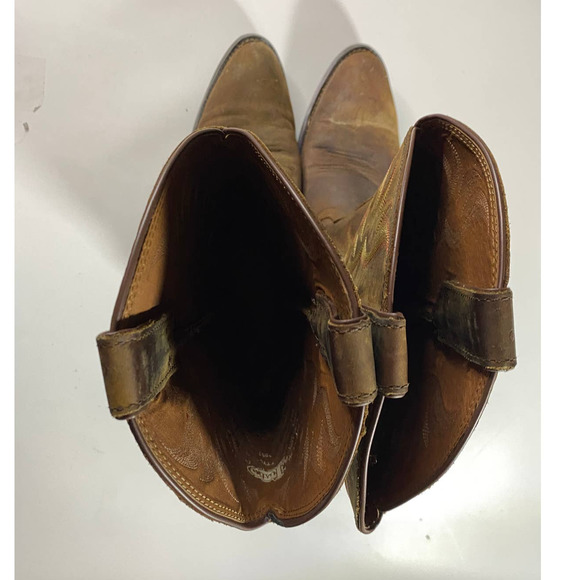 Justin Boots Brown Western Boots Men\'s Size 10.5